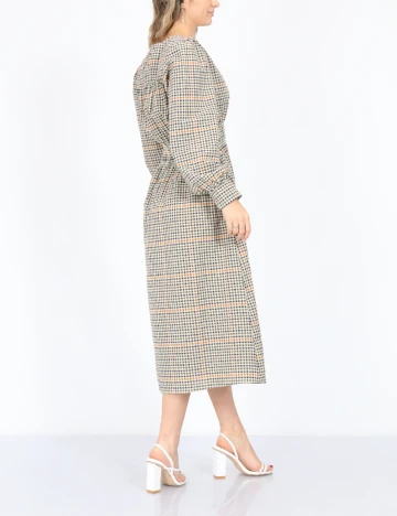 Rochie medie Object, mix culori