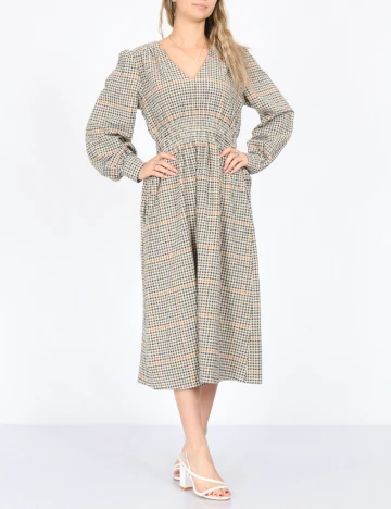 Rochie medie Object, mix culori