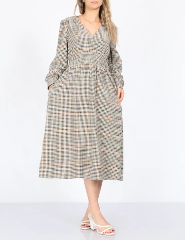 Rochie medie Object, mix culori