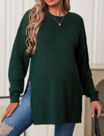 
						Pulover SHEIN Maternity, verde