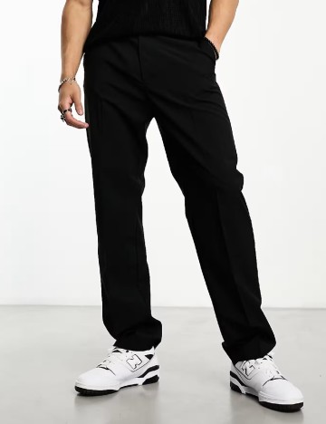 
						Pantaloni Weekday, negru