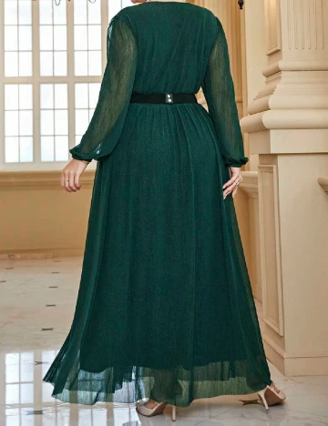 Rochie lunga Toleen Plus Size, verde Verde