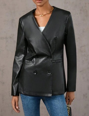 
						Sacou SHEIN, negru