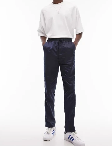 Pantaloni Topman, bleumarin