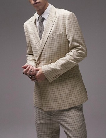 
						Sacou Topman, crem