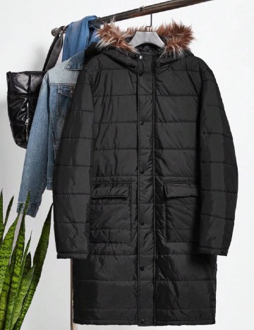 
						Geaca SHEIN, negru