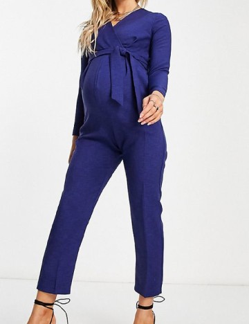 Salopeta Closet London Maternity, albastru