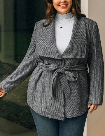 Cardigan Emery Rose Curve, gri Gri