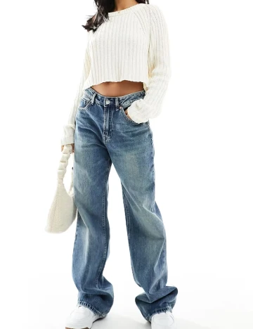 Blugi Stradivarius, albastru