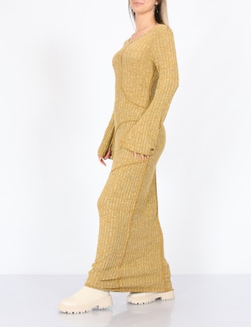 Rochie lunga SHEIN, mustar