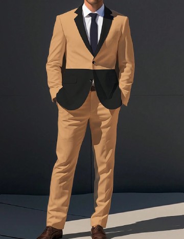 Costum SHEIN, maro deschis