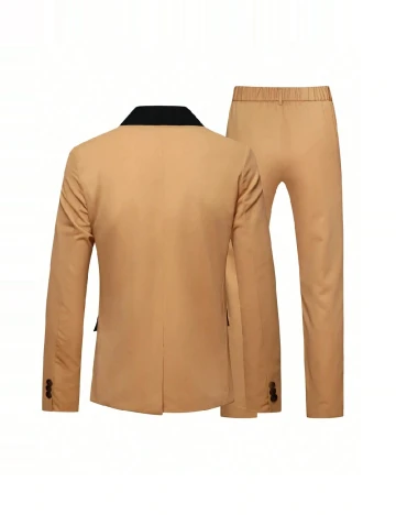 Costum SHEIN, maro deschis Maro