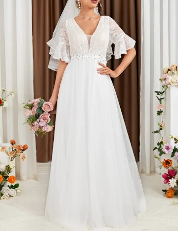 Rochie lunga SHEIN, alb