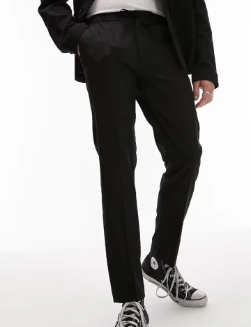 Pantaloni Topman, negru