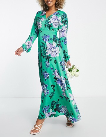 
						Rochie lunga Liquorish, verde