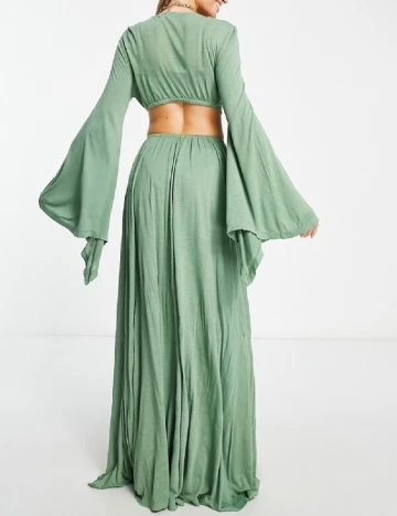 Rochie lunga ASOS, verde Verde