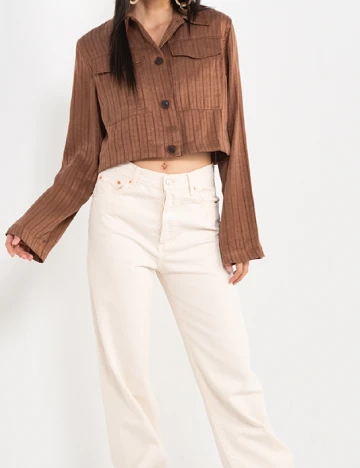 Camasa Top Shop, maro