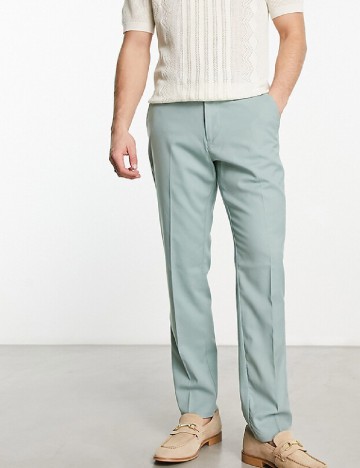 
						Pantaloni New look, verde deschis