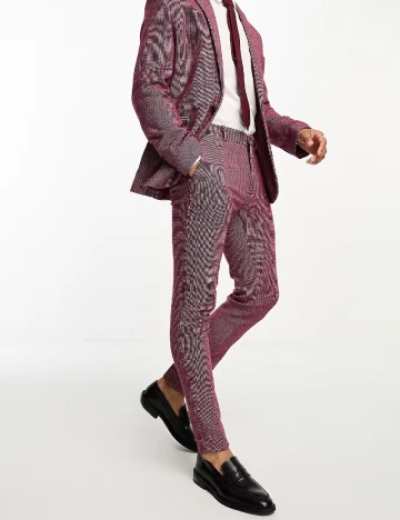 Pantaloni ASOS, visiniu