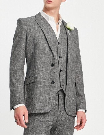 
						Sacou ASOS, gri