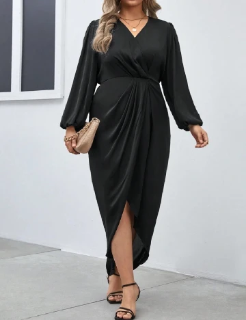 Rochie lunga SHEIN CURVE, negru