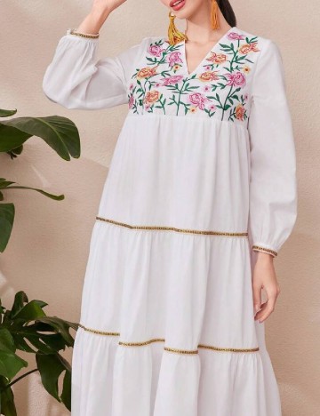 Rochie lunga SHEIN, alb