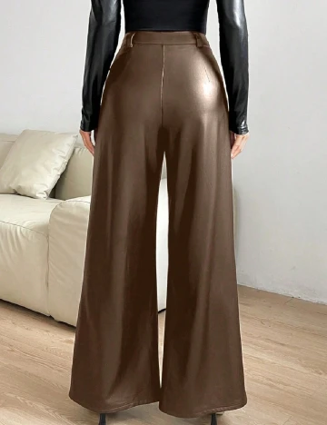 Pantaloni SHEIN, maro