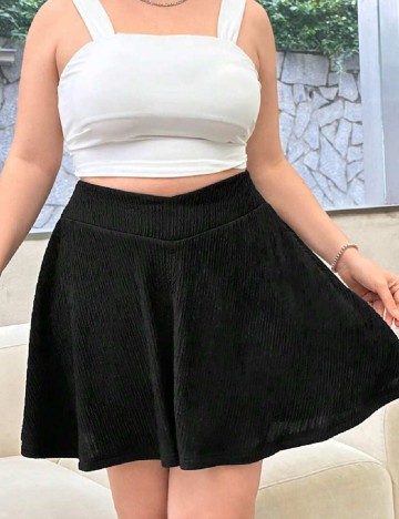
						Fusta SHEIN CURVE, negru