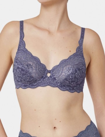 
						Sutien Triumph, albastru