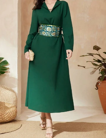 Rochie lunga SHEIN, verde