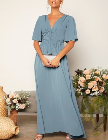 
						Rochie lunga SHEIN, albastru deschis