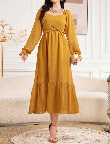 
						Rochie medie SHEIN, portocaliu