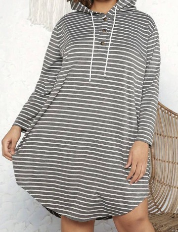 
						Rochie scurta SHEIN CURVE, gri
