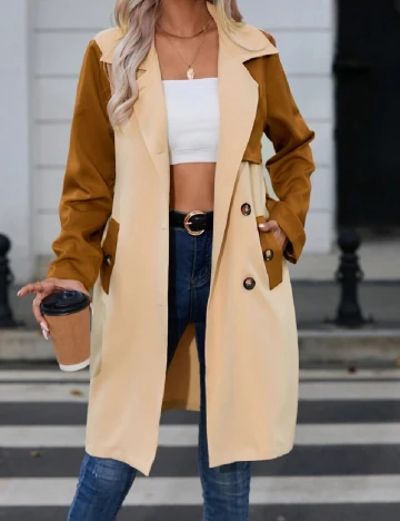 Trench SHEIN, maro Maro