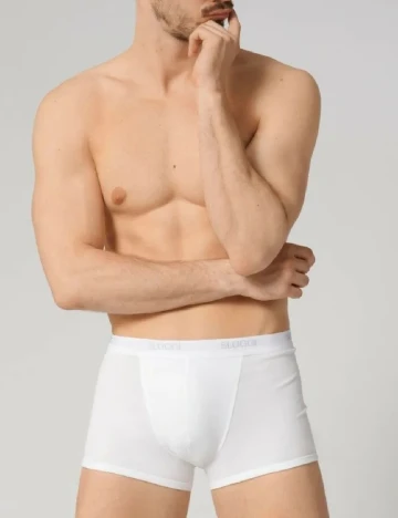 Boxeri Sloggi by Triumph, alb Alb