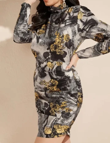 Rochie scurta Marciano Guess, gri