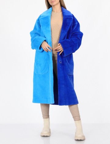 
						Palton reversibil No-l-ita, albastru
