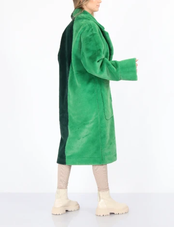 Palton reversibil No-l-ita, verde