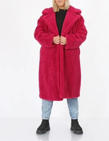 Palton reversibil No-l-ita, roz