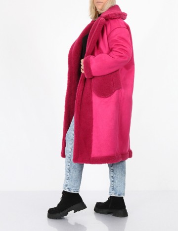 Palton reversibil No-l-ita, roz