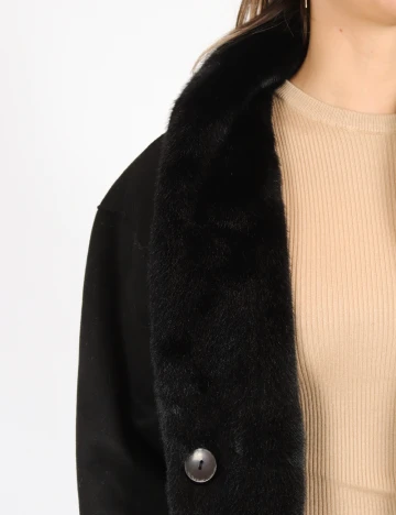 Palton reversibil No-l-ita, negru