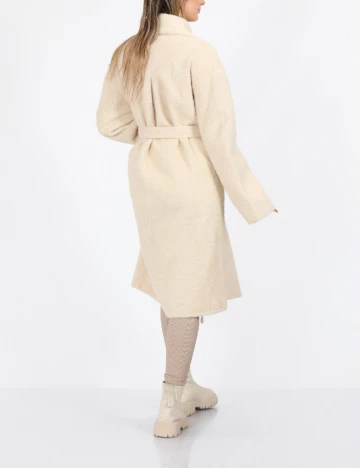 Palton reversibil No-l-ita, crem