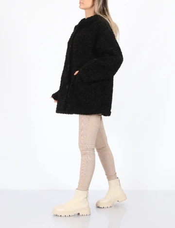 Palton reversibil No-l-ita, negru