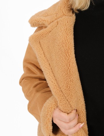 Palton reversibil No-l-ita, maro