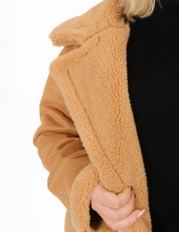 Palton reversibil No-l-ita, maro