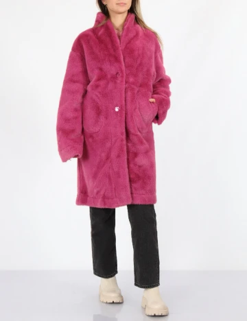 Palton reversibil No-l-ita, roz Roz