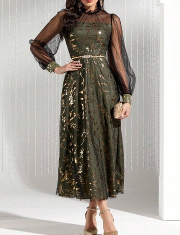 
						Rochie lunga SHEIN, verde