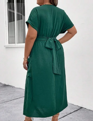 Rochie lunga SHEIN CURVE, verde