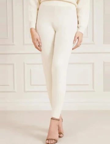 Pantaloni Marciano Guess, ecru