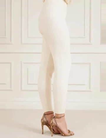 Pantaloni Marciano Guess, ecru